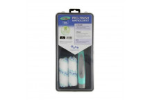 PRO-FINISH 5PC ROLLER KIT(BLUE SERIES) 4\"/100MM XS 4MM PILE, 5PI