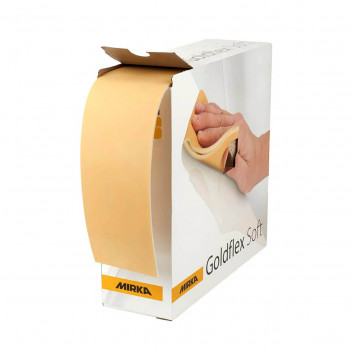 MIRKA P240 115MMX125MM GOLDFLEX SOFT PERFORATED ROLL (EACH)
