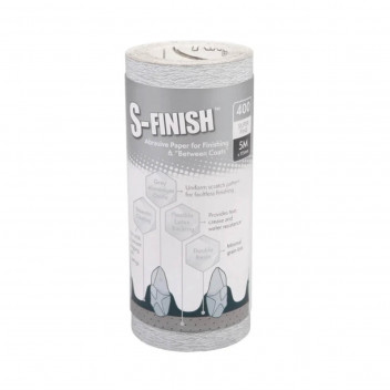 S-FINISH BETWEEN COATS PAPER GREY 5M X 115MM P240