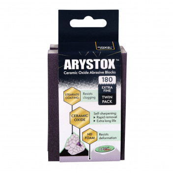 ARYSTOX CERAMIC BLOCKS GRIT 180 TWIN PACK