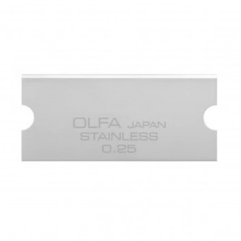 OLFA - STAINLESS STEEL BLADE FOR GSR-2 PACK OF 6