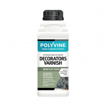 POLYVINE - DECORATORS VARNISH DEAD FLAT 500ML