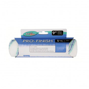 PRO-FINISH ROLLER,SHORT PILE(BLUE SERIES) 9\"/230MM,44MM CORE