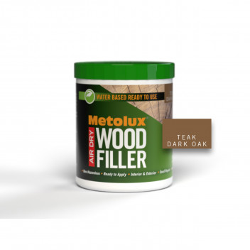 METOLUX 1 PT 250ML WOODFILLER TEAK/DARKOAK